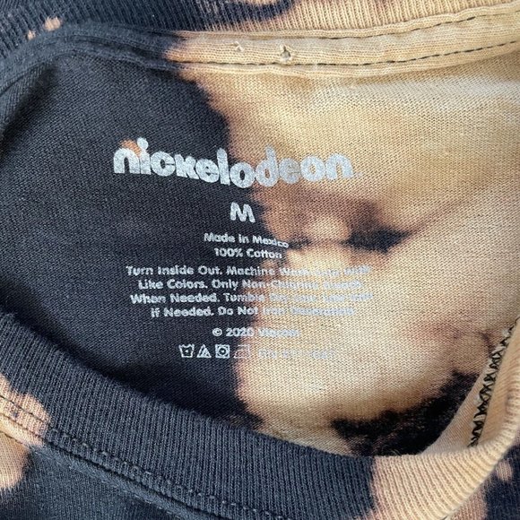 Nickelodeon Men's T Shirt Rugrats SpongeBob Made in The 90's Tie Dye Tee Graphic - Picture 11 of 11